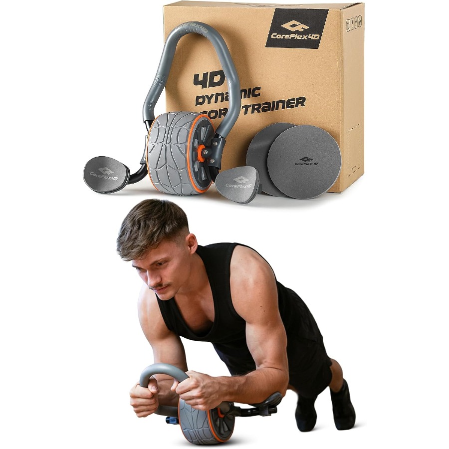 CoreFlex4D Bauchmuskeltrainer  – Ab Roller Wheel With Elbow Support Bewertung und Preis